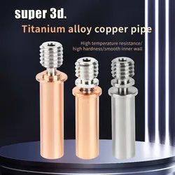 1/2 pezzi gola bimetallica CR6 SE rottura di calore alta temperatura rame rosso lega di titanio V6 gola per Anycubic VYPER Mega S Mega Pro