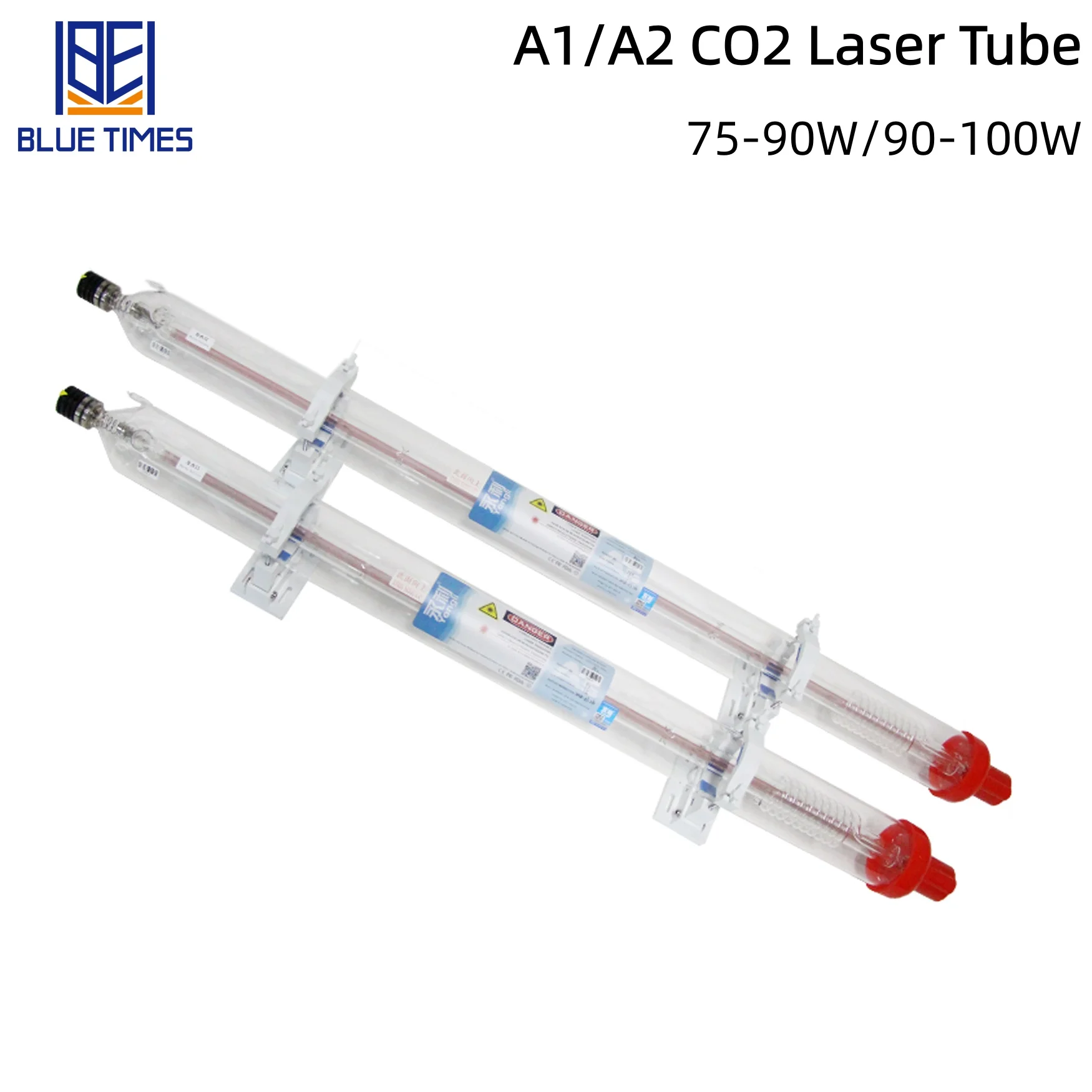 

Bluetimes YongLi A1s/A2s 75W 90W 100W CO2 Laser Tube Length 1112/1262mm Laser Glass Lamp For Laser Cutting and Engrave Machine