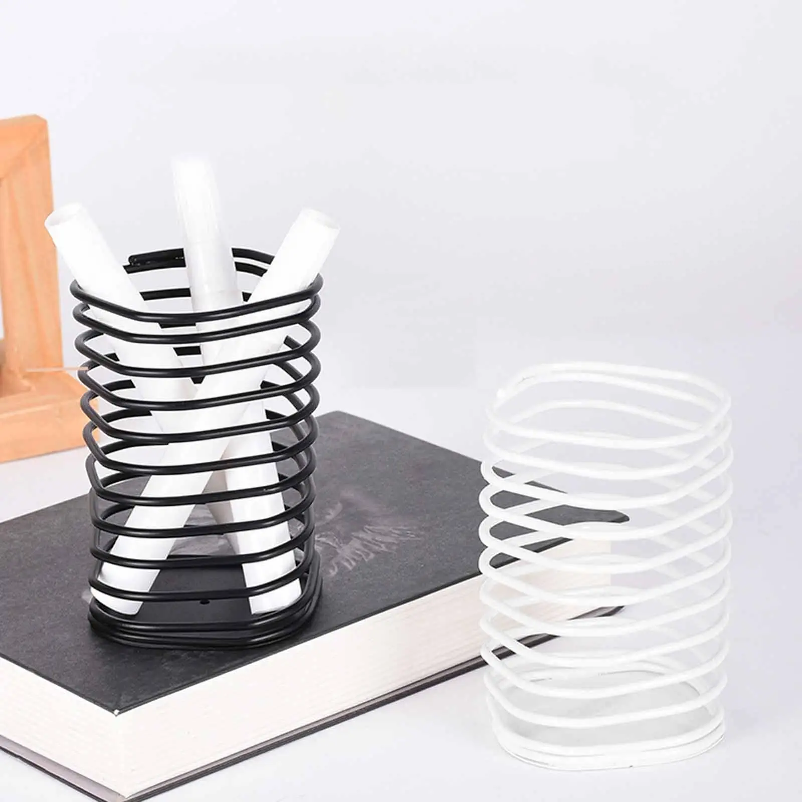 Pen Holder Home Decor Stylish Desktop Organizer for Home Workspace School