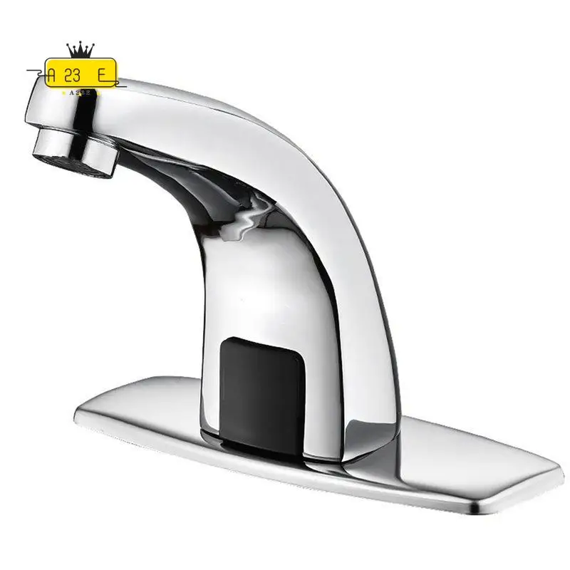 

A23E-High Quality Deck Mounted Water Saved Bathroom Lavatory Toilet Tap Automatic Sensor Faucet