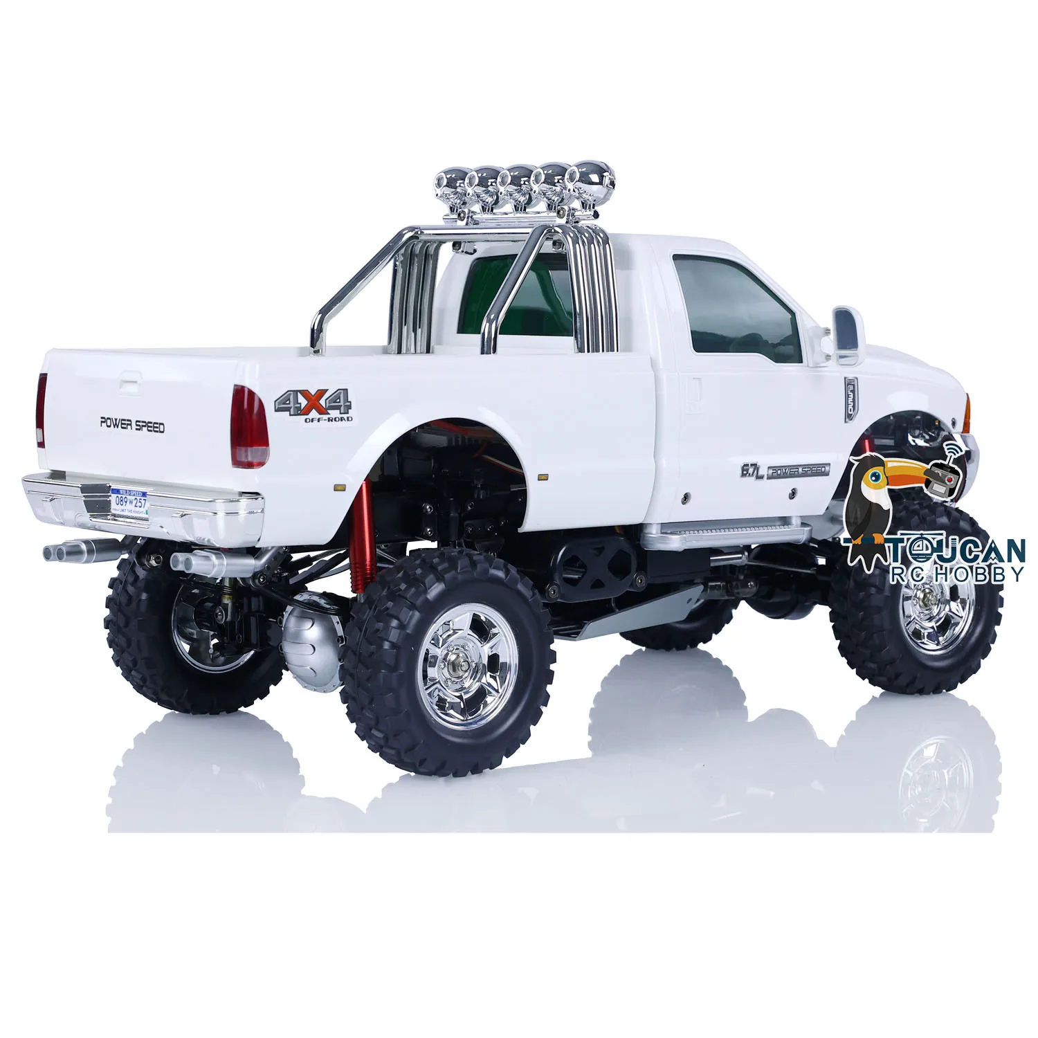 Estoque dos eua hg p410 1/10 4x4 rc captador rally carro de corrida rastreador 2.4g rádio motor esc edição preta veículo de brinquedo th16938