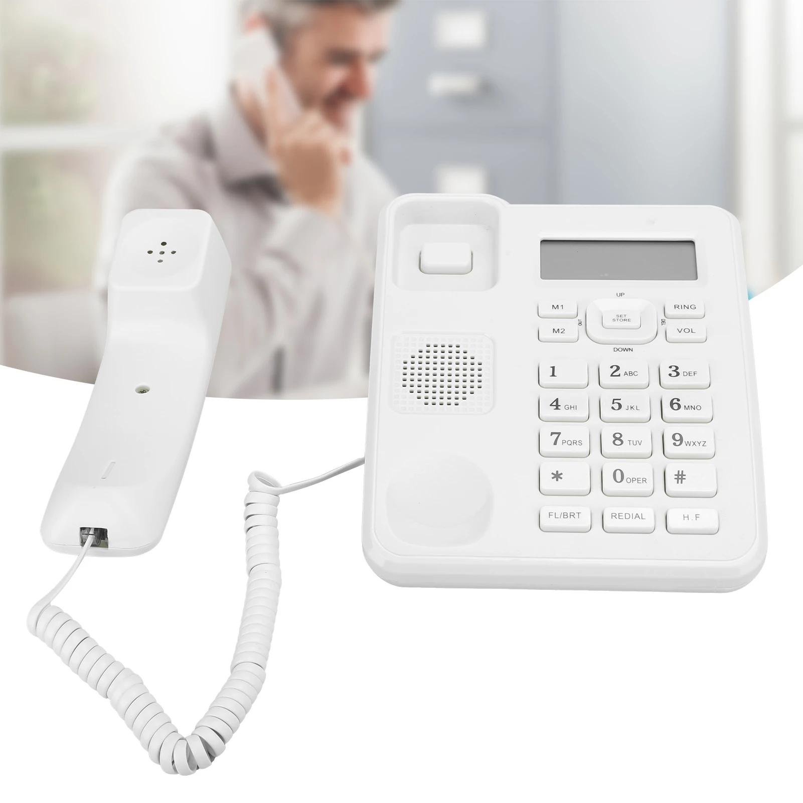 Household Telephone KX‑T6001CID Household Hotel Domestic Home Business Telephone Landline Equipment