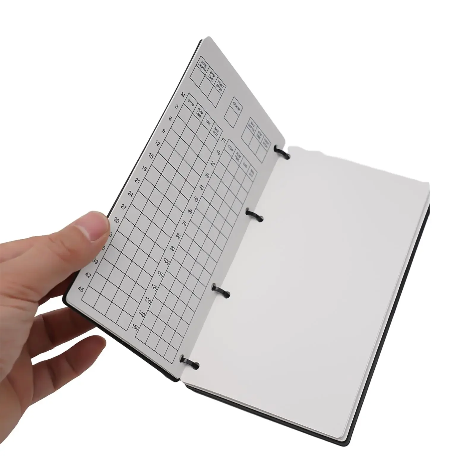 

1 шт. блокнот для дайвинга внутри страницы, подводный блокнот для дайвинга, блокнот для письма, оборудование 17,5*17*1 см, водонепроницаемый логотип, водные виды спорта