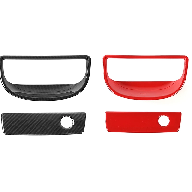 Passenger Storage Box Handle Cover Trim ABS For Dodge Challenger 2009 2010 2011 2012 2013 2014