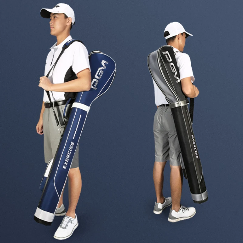 PGM Golf Bags Ultra-light Stand Gun Bag Women Men Pack Large Capacity Accessory Hold 6-7pcs Clubs Removable Belt QIAB019
