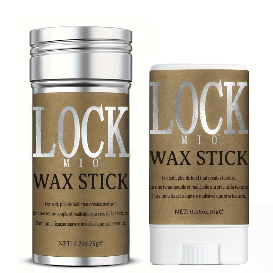 LOCKMIO Haar Wax Stick voor Vrouwen en Kinderen Langdurige Hold Pommade Controle Gebroken Kroezen Flyaway Styling Wax voor Natuurlijke Pruiken