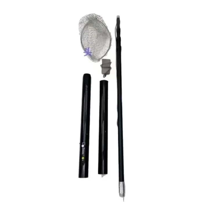 ZHUO RUN 4.2m  5000/9000W Aluminum Alloy Ultra-light Fishing Tool Electric Automatic Telescopic Fishing Net