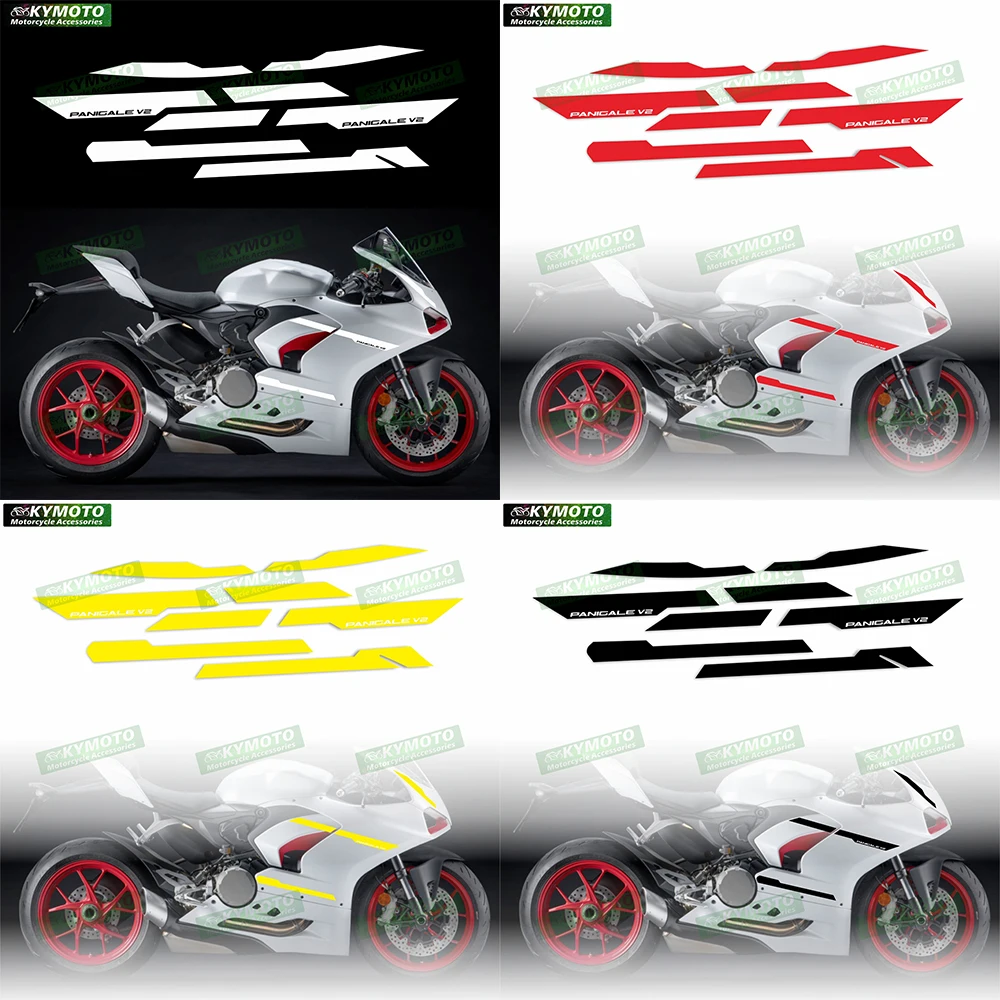 

For V2 Panigale V2 2020 2021 2022 2023 2024 Motorcycle Accessories Fairing Modified Sticker Reflective Decal Full Set Decoration