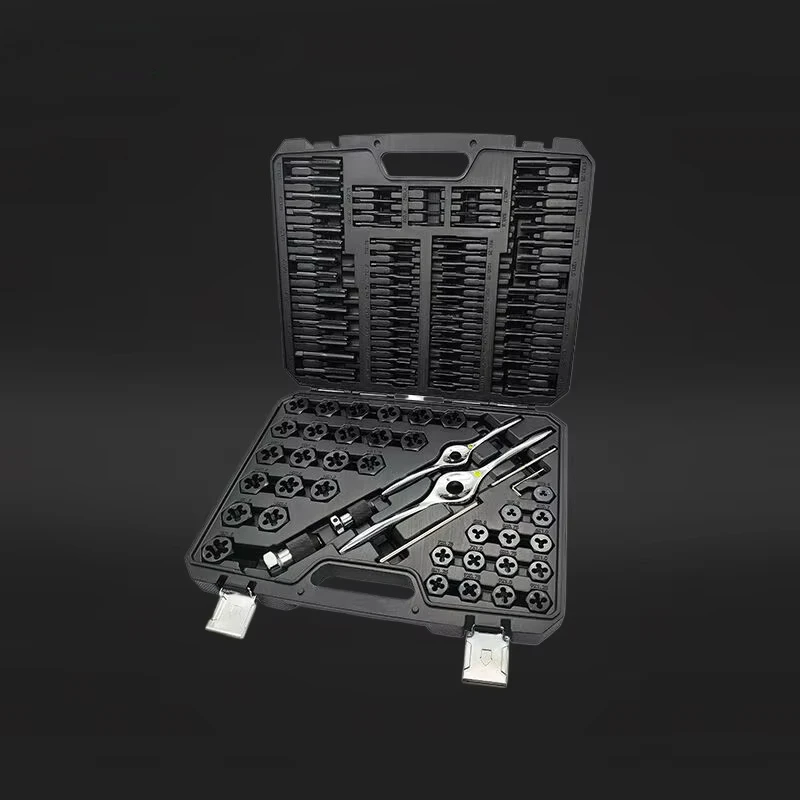 

113PCS Hex Shape Metric M2-M18 Alloy Steel with Innovative Tap and Die Holder Tap and Die Tool Set for Precision Threading