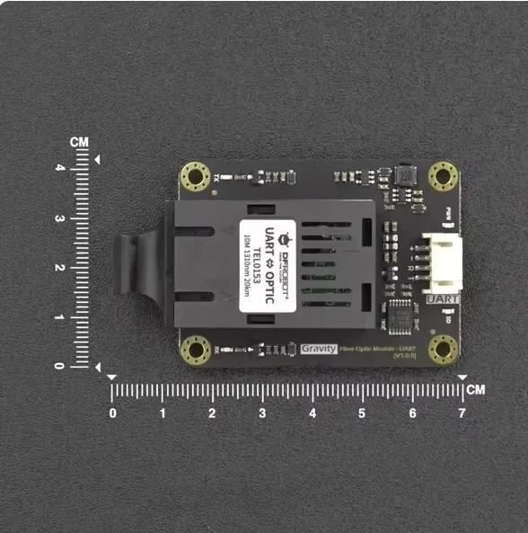 VoFSGravity UART Fiber Optic Communication Module, 10km 2Mbps Full Speed, EMI Immune, SC Single-Mode, For Arduino Raspberry Pi