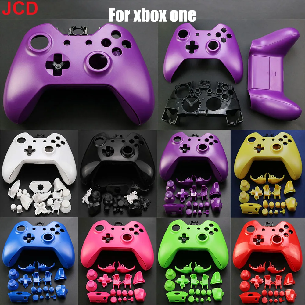 JCD bezdrátový regulátor lastura souprava bydlení lastura plný sada faceplates mod souprava knoflíků a vnitřní formulovat pro xbox jeden