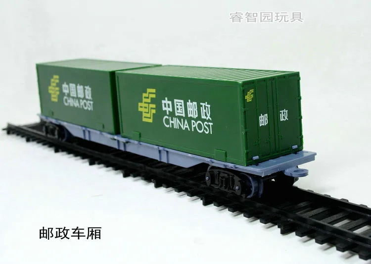 

1/87 Postal Carriage Rack Model Children's Toy Scene Simulation Display Train Hobby 25x4.5x6cm Toy