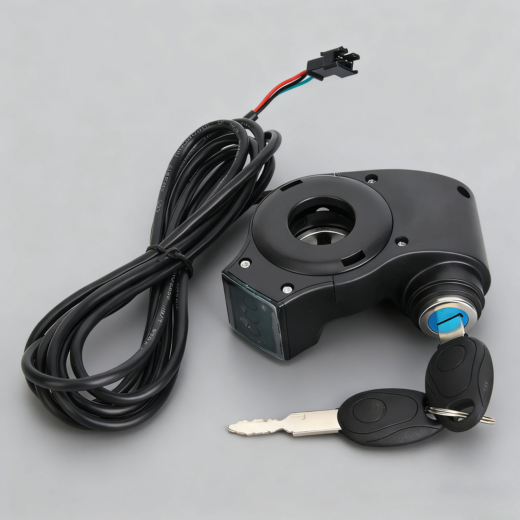 

E-Bike Thumb Throttle Digital Battery Voltage Display Switch Power with Key Lock E-Bike Voltage Display E-Bike Battery Display