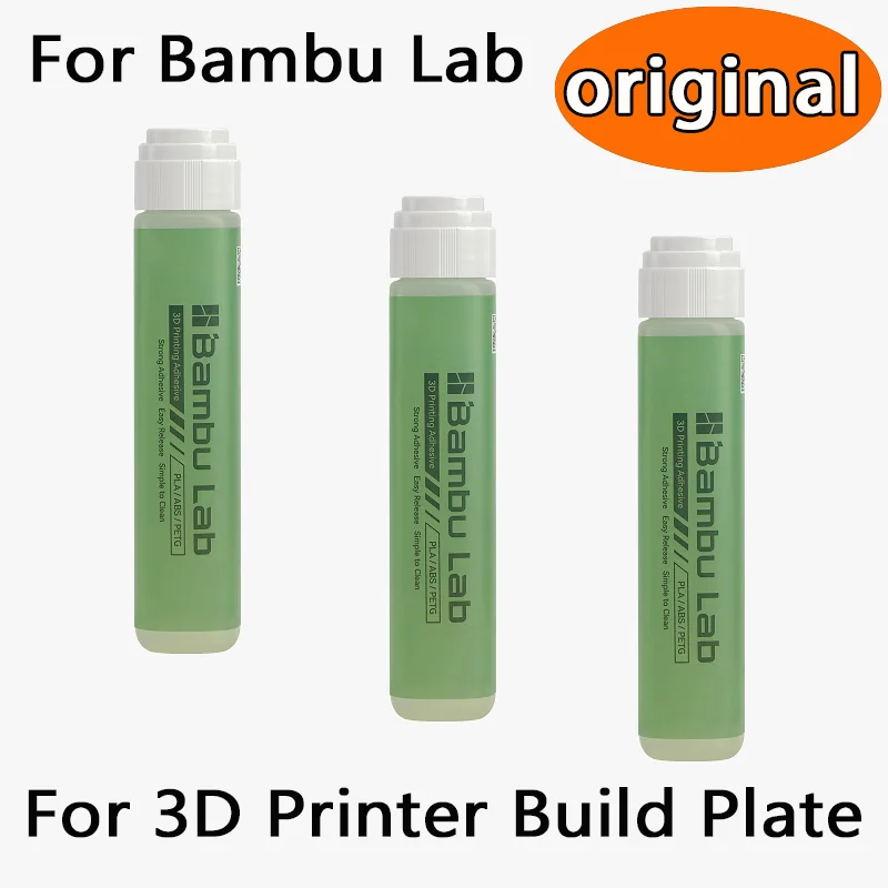 

3D Printer Adhesive Glue,Original solid adhesive 60/120/180mm,Strong Grip Reduce Warping for Bambu lab A1 X1 P1 Series H2D H2S