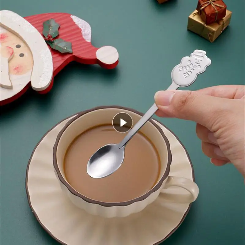 1PCS Dessert Spoon Unique Design Add Joy To Your Table High Quality Best Selling Lovely Demand Stainless Steel Coffee Spoon