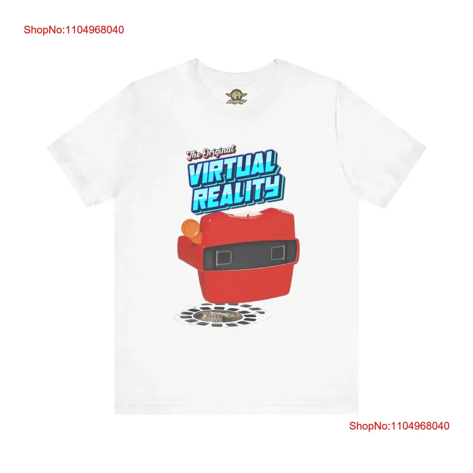 Camiseta Viewmaster vintage con efecto lavado, ligeramente holgada, para uso diario, estilo streetwear, transpirable, elegante, unisex, cómoda, con estampado gráfico.