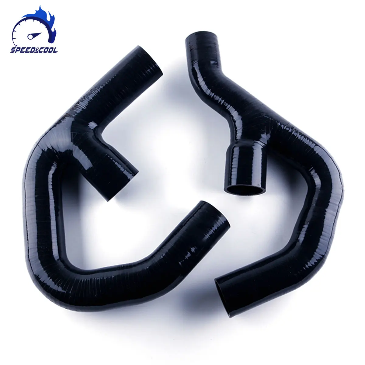 SPEED&COOL For 2007-2010 Volkswagen VW Golf GTI MK5 MK6 Jetta GLI TDI Audi A3 2.0T Silicone Intercooler Radiator Hose Pipe Kit