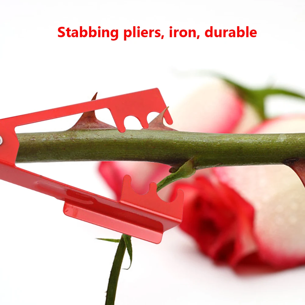 Rose Plier Removing Burrs Garden Tool Flower Cut Tool Florist Metal Rose Thorn Stem Leaf Stripper Pruning Flower Branch