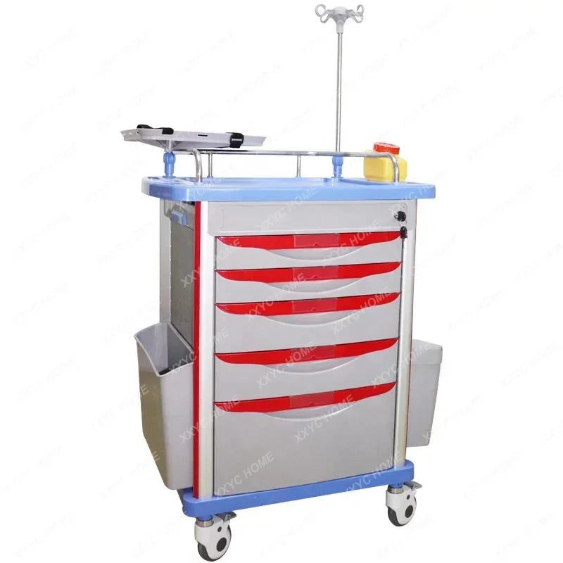 

ORP601-ET Manufacturer ABS Medical Equipment Trolley Hospital Medicine Cart Emergency