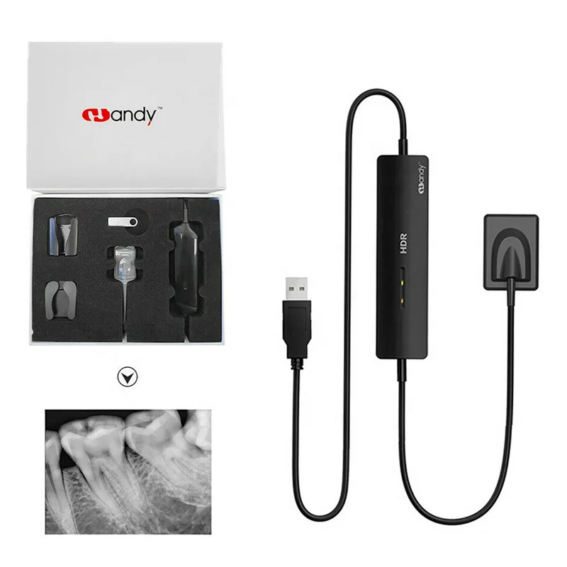 Full Set Portable Dental X ray Machine With Sensor HDR 5000A USB HD Image Equipment Denstist Veterinary Use