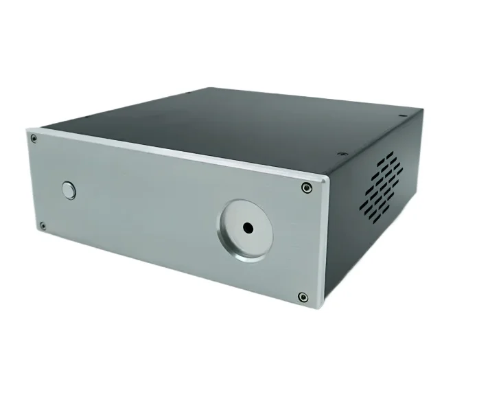 High Power Guitar Shell Aluminum Blocks Hifi Customized CNC Machining Amplifier Board Enclosure Case