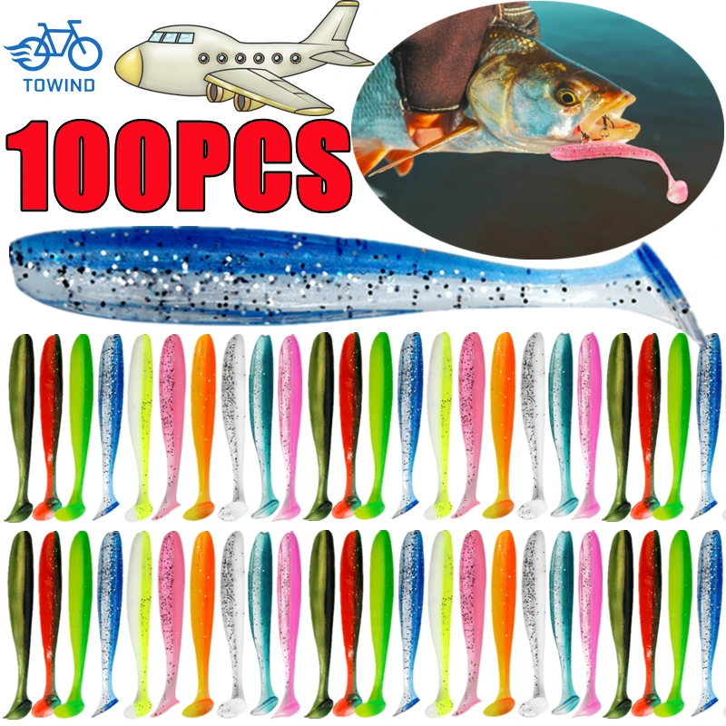 100-10PCS Soft Lure 3D Jig Head Hook Artificial Bait Swimbait DIY Carp Baits Wobblers Fish Fly Tying Ocean Lake Fishing Tackle