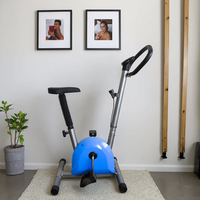 Workout New Home Gym Fitness Equipment Magnetic Mini Exercise Bike Foldable and Magnetic Upright Fitness Bike for Indoor Use