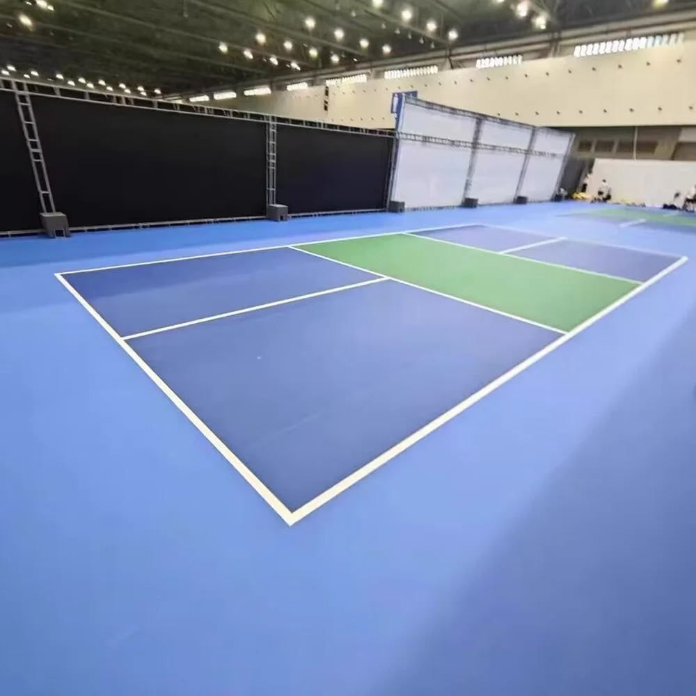 Beable Pre-Painted Premium Pickleball Court Kit, Full Size, 60x30 ', Multipurpose Spaces, Hard Surface, Easy to Install