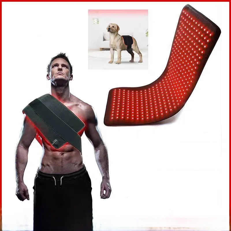 

HLKGO Red Infrared Therapy Mat for Body - 360 LED Full Body Pad for Relieving Cervical Lumbar Joint Muscle Pain