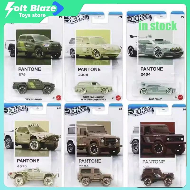 

Hot Wheels JKY47 Pantone 2026 1/64 Ford Bronco Toyota Land Rover Defender Volkswagen Diecast Car Model Boy Birthday Toys Gifts