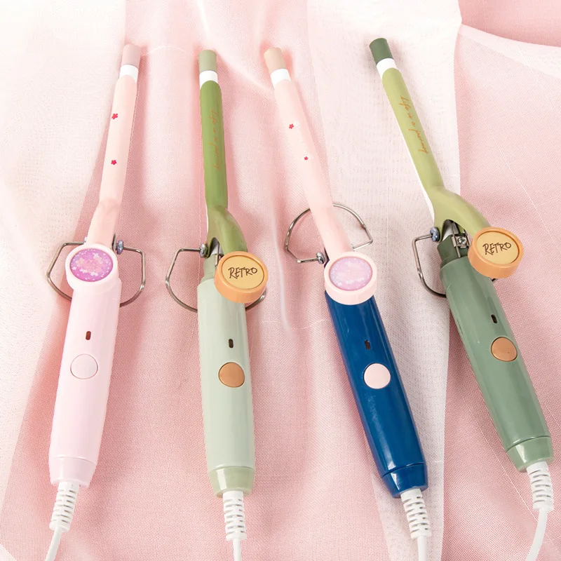 Curling iron fan Small bangs Fluffy mini egg roll water ripple wool  cute lazy  hair styling tools