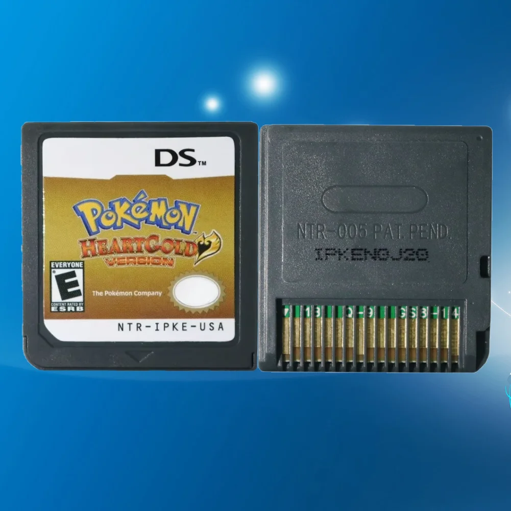

Ретро-игровая карта NDS, игры серии Pokemon, платина/жемчуг/алмаз/золотое сердце/серебряная душа, американская версия на английском языке