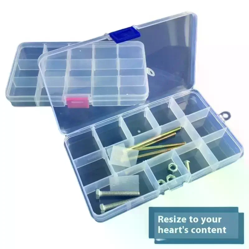 

Набор из 1/3 шт. практичных пластиковых контейнеров для хранения с 24 отделениями: органайзер для деталей, ювелирных изделий, бусин, винтов, демонстрационный бокс-контейнер