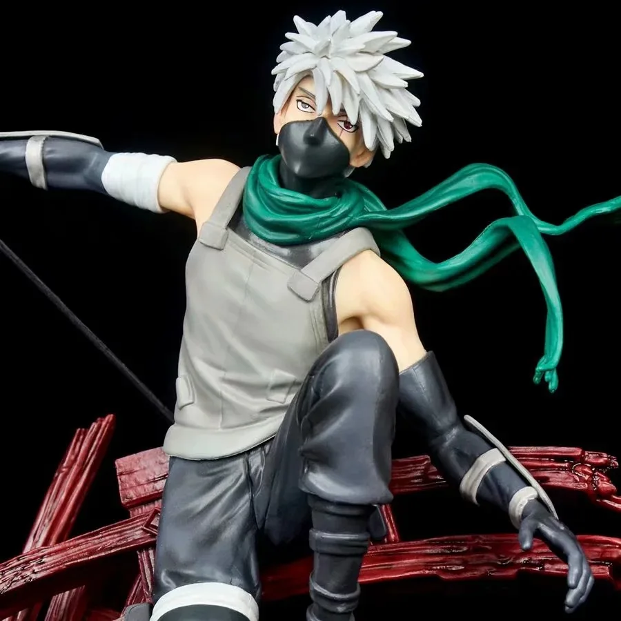 Bandai Shabu Kakashi teacher figure two-dimensional animation Naruto Kamei write wheel eye statue model limited