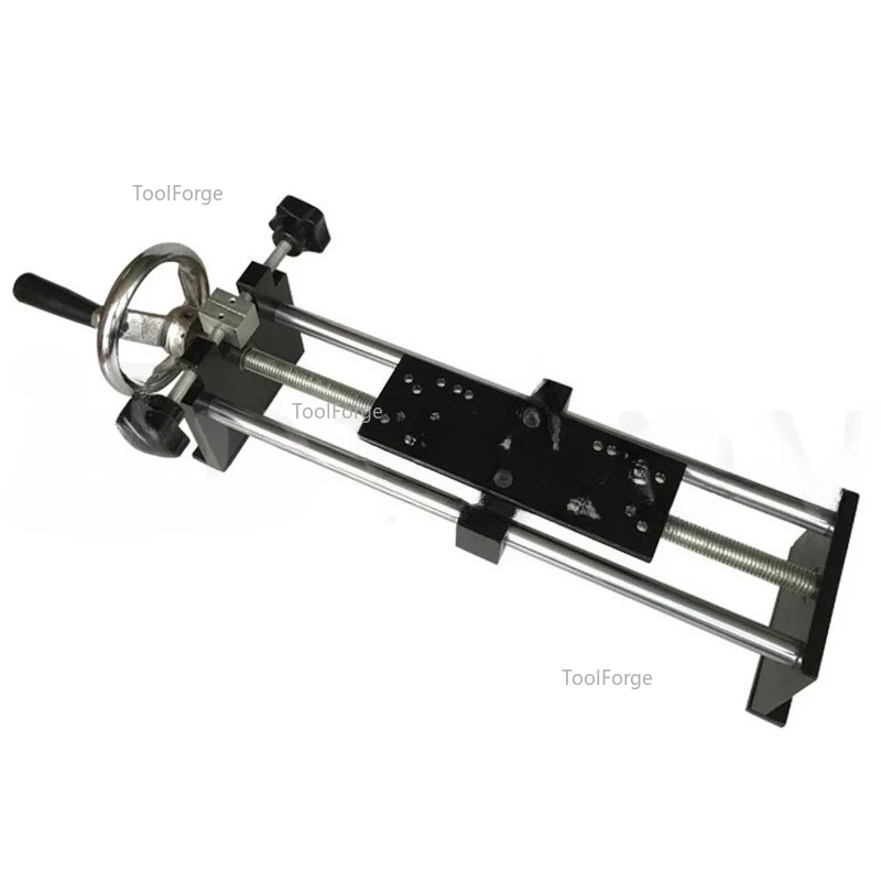 Hand-cranked Horizontal Force Gauge Test Stand Push-pull Force Meter HLA Spiral Rack 500N/50KG