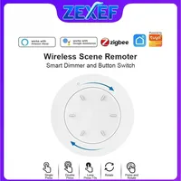 Home Accessories Tuya Zigbee 3.0 Smart Knob Switch Dimmer Wireless Scene Link Button Switch HOME Device Automation Panel