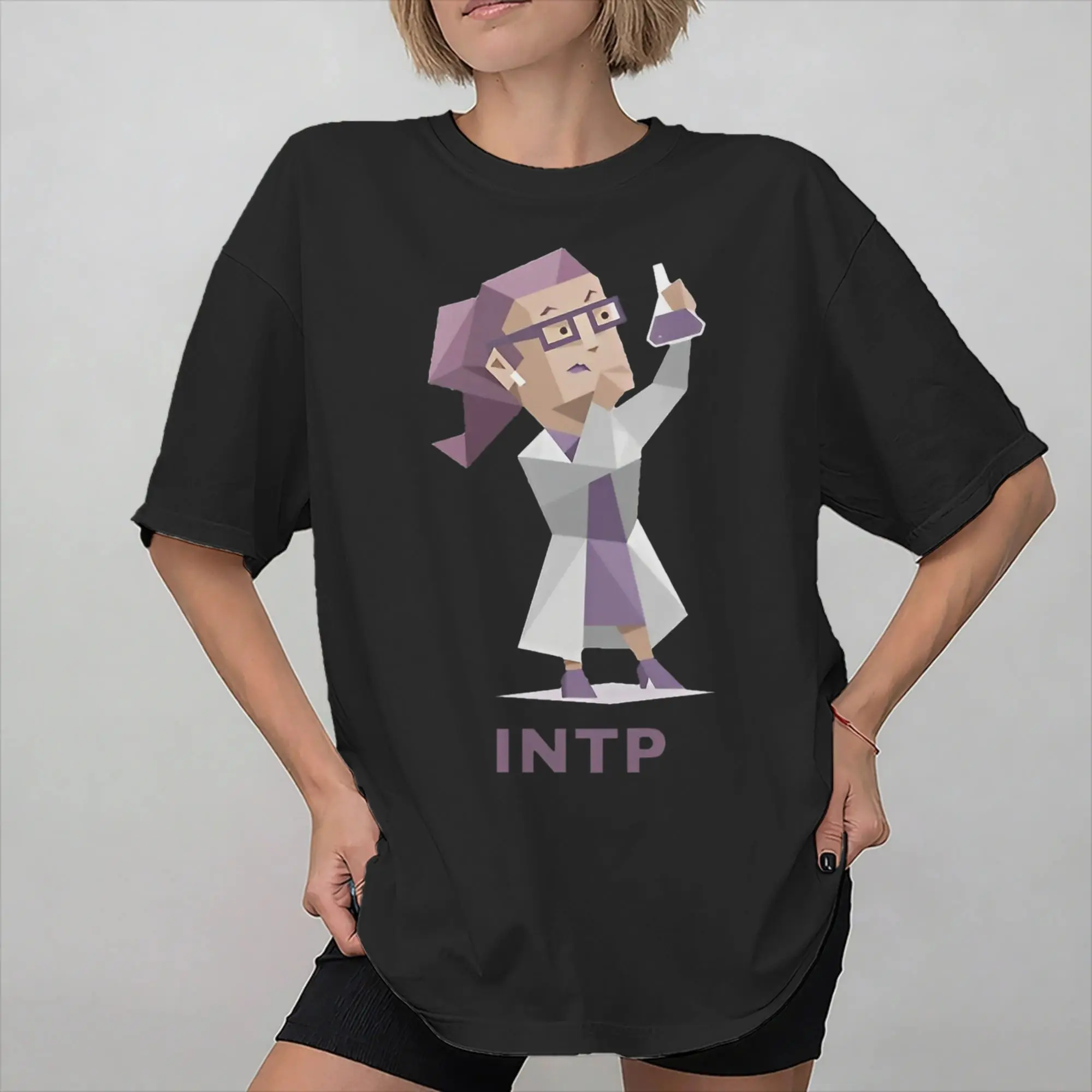 INTP mbti myers-briggs peronality Graphic Printed T Shirts for Men Women MBTI 16 Personalities  Cotton  Tee Shirt Clothing
