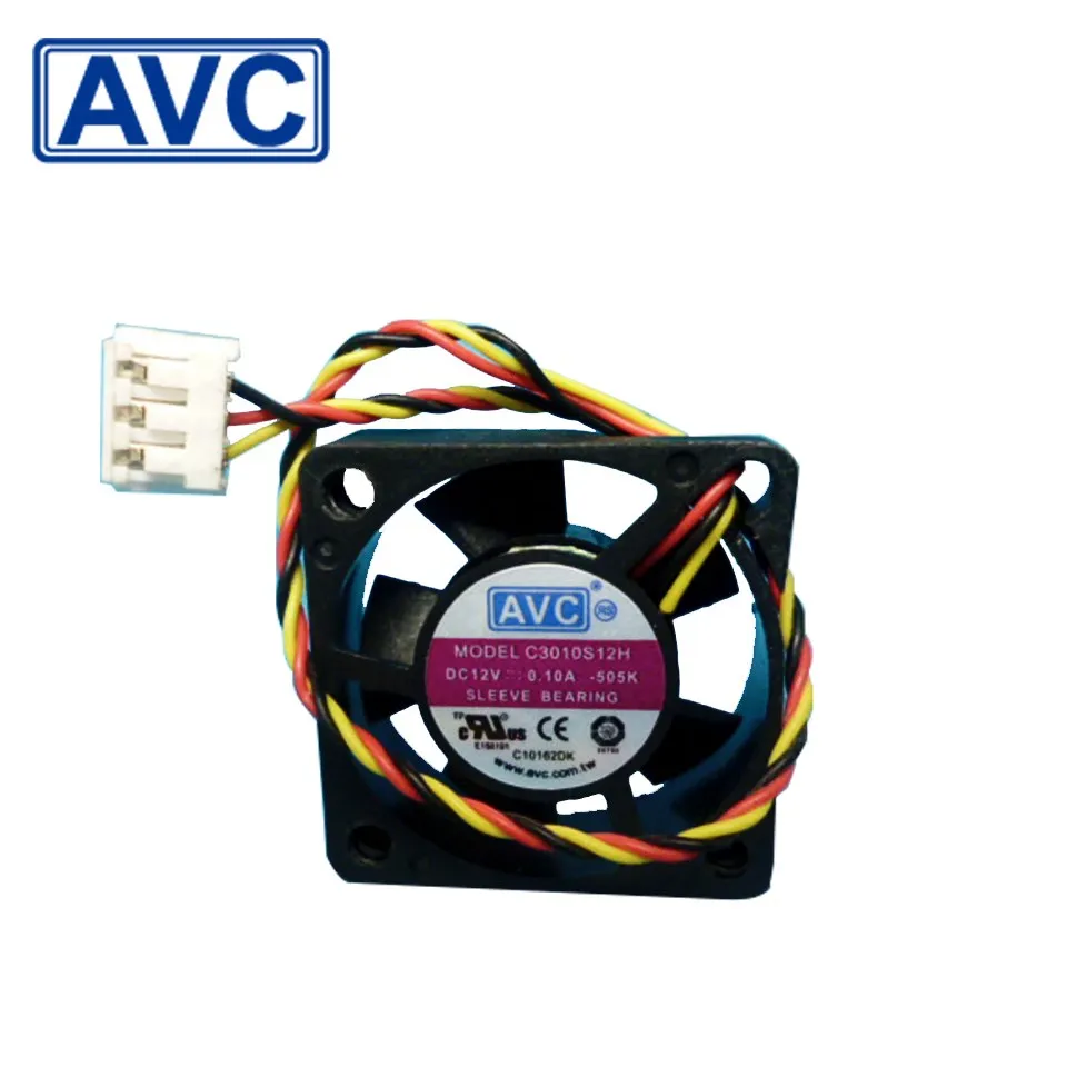 C3010S12H 30*30*10mm 3*3cm 3010 30mm silent cooling fan 12V 3CM for AVC 