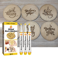 New DIY Scorch Wood Burned Marker Long Lasting Easy to Use Draw Complex Patterns Practical Chemical Wooden Marker Painting Pens