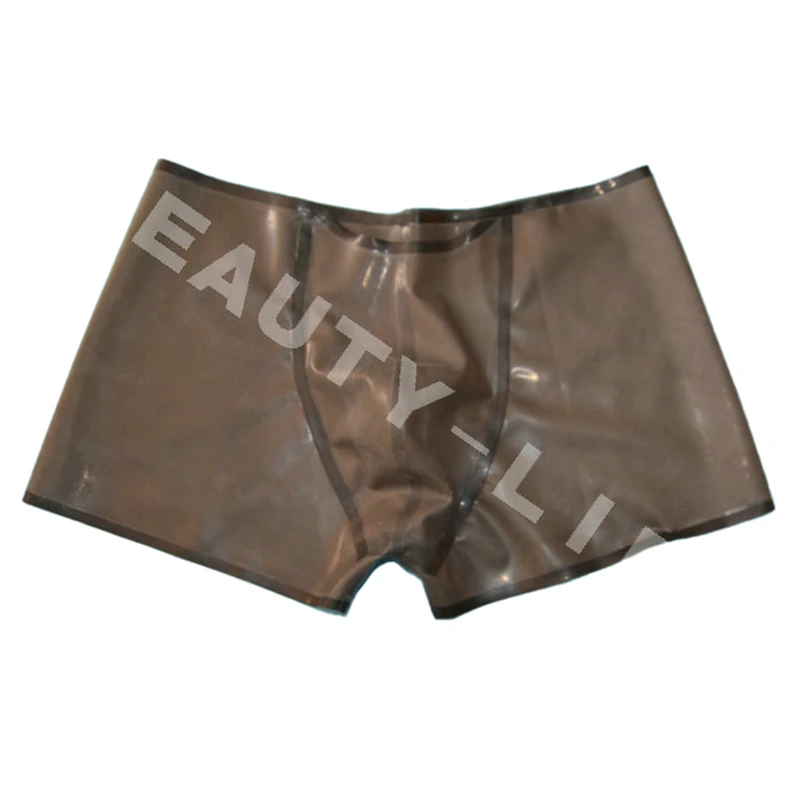 Latex Nice Shorts Fetish Underwear Cosplay underpants with penis hole and Codpiecs