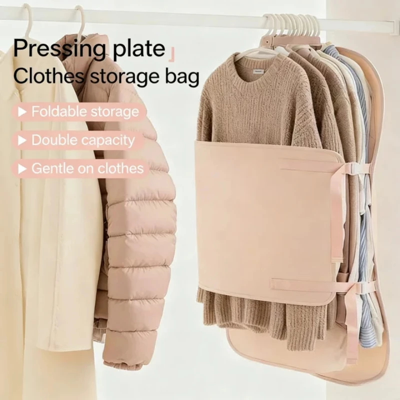 Großer Faltbarer Staubdichter Kleiderschrank-Organizer aus Stoff für Daunenjacken im Modernen Minimalistischen Stil