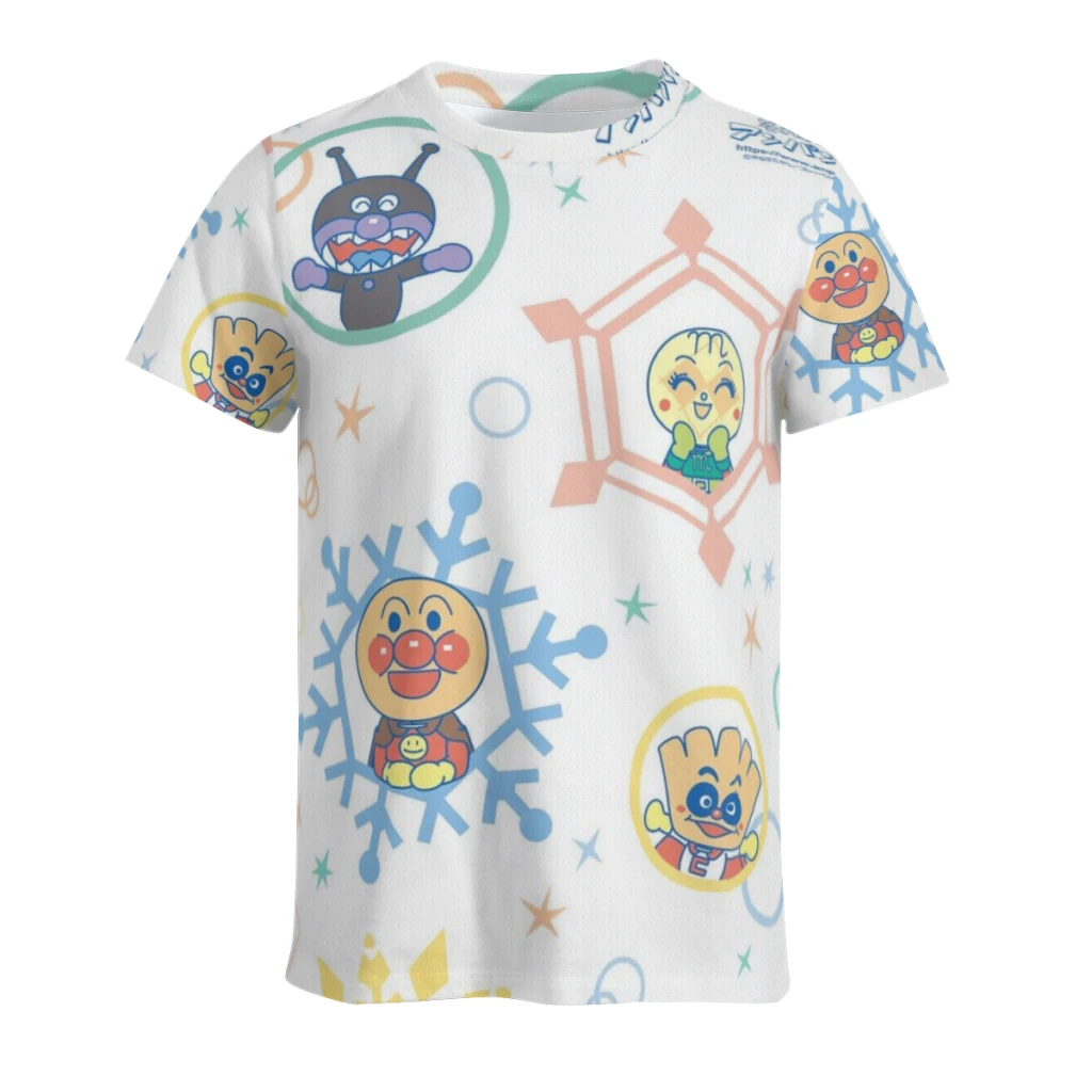 Cute Anpanman Cartoon Trending Products Men's Clothing Soft T-Shirt Sports Top Tees Breathable T Shirt For Male T shirts