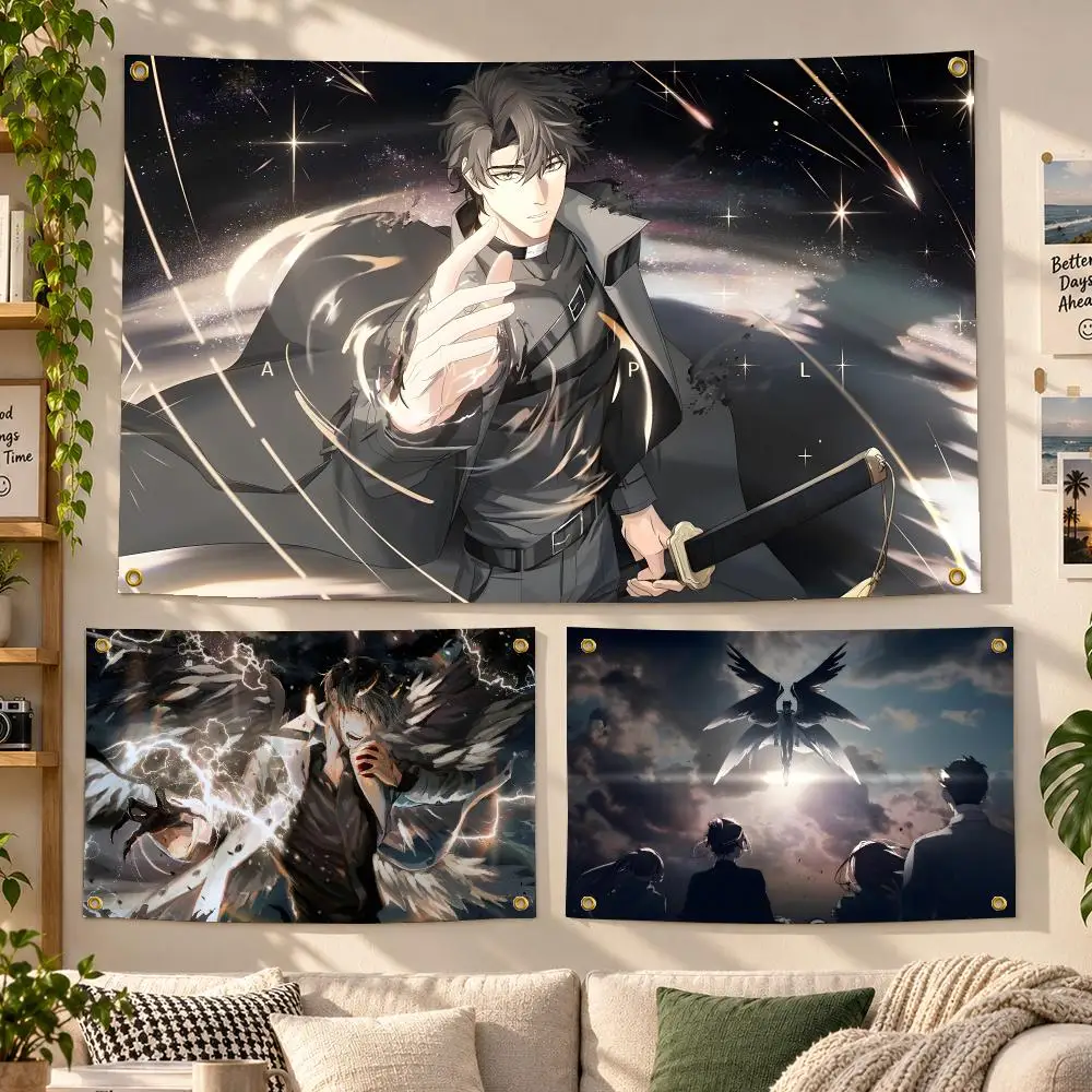 Cinema Omniscient Reader The Prophecy Flags Personalized Banner Flag Room Dorm Camping Picnic Garage Bar Outdoor Wall Decor