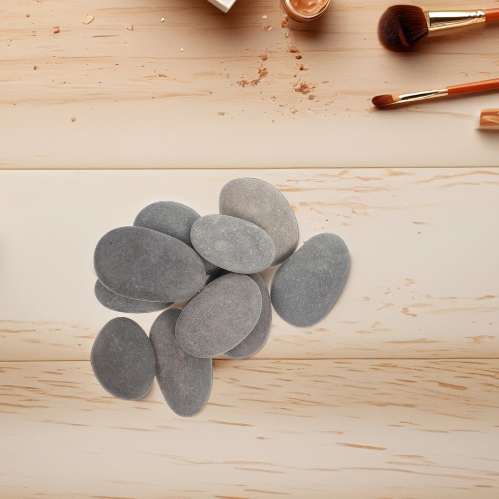 

10 Pcs River Crafts Craft Smooth Polished Small Rocks For Crafts Art Smooth Aquarium Plant Supplies