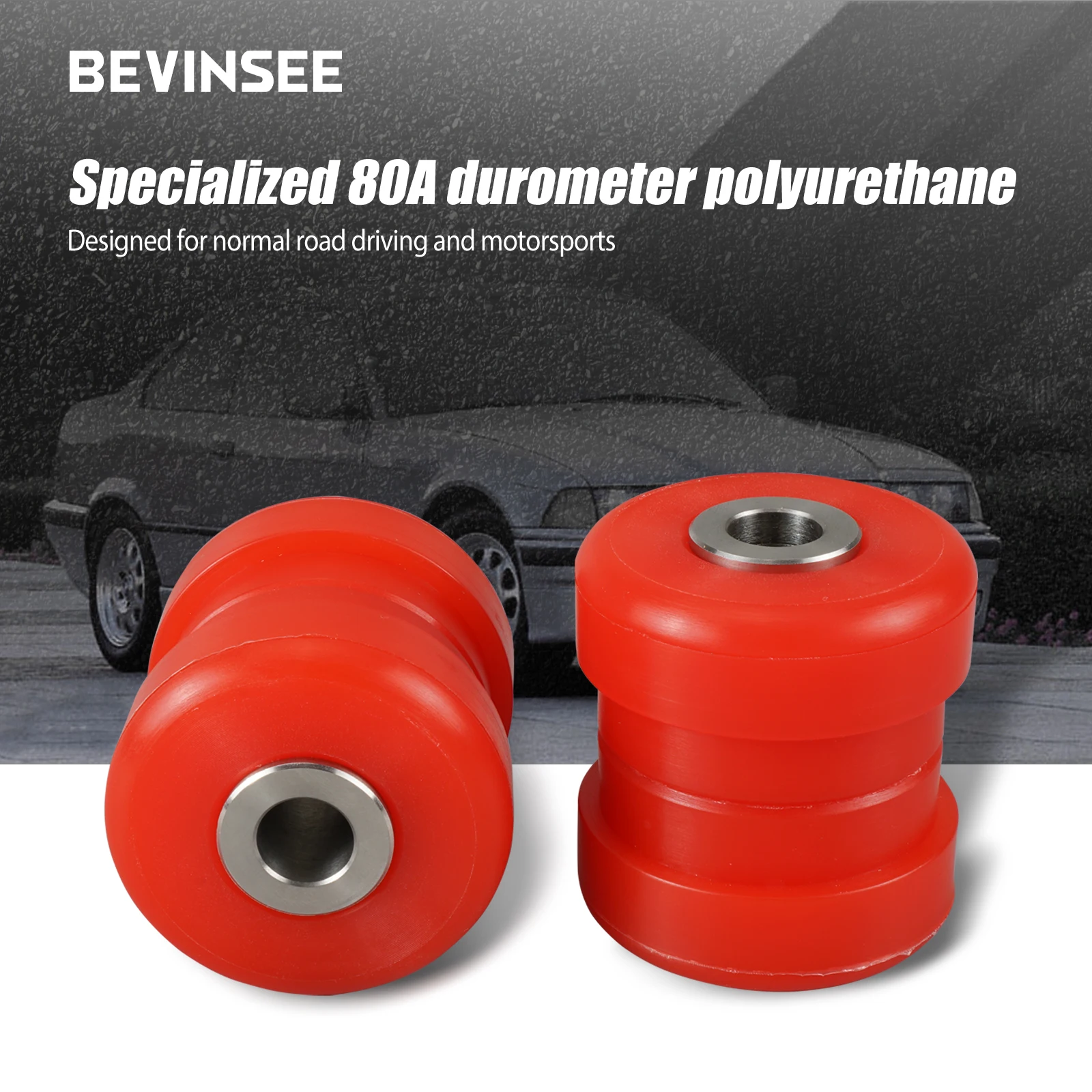 BEVINSEE Rear Upper Outer Control Arm Bushing for BMW E36 E46 Z4 E85 323i 325i 328i 330i