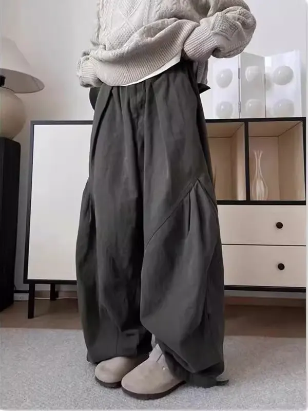 

Большой размер, американские рабочие брюки в стиле ретро, прямые свободные брюки, повседневные широкие брюки для мужчин и женщин, летние тонкие дышащие брюки