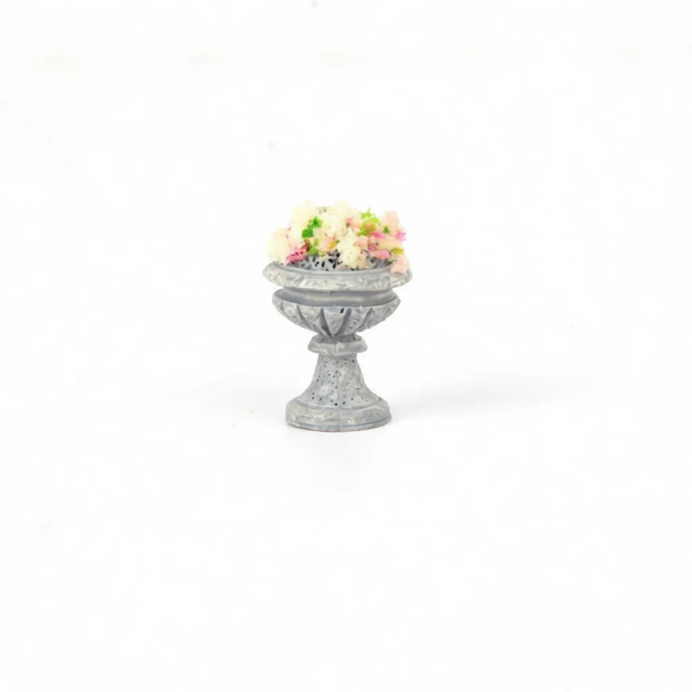 DIY Miniature Garden Landscape Resin Figurines For Architecture Model Diorama Trees Moss Water Pool Well Decor