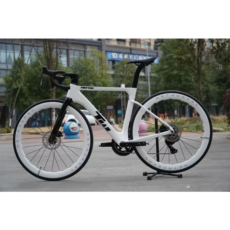 2025TWITTER R15pro wireless electronic variable speed EDS-28S T800 Full Carbon Road Bike Pressure Disc Brakes велосипед bicycles
