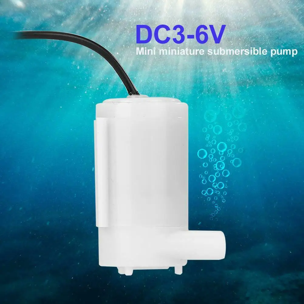 ปั๊มจุ่มขนาดเล็กแนวนอนปั๊ม DC3W น้ำพุแนวตั้งขนาดเล็ก DC3V5V6V9V ที่ชาร์จแสงอาทิตย์น้ำ DC ปั๊มน้ำตู้ปลา