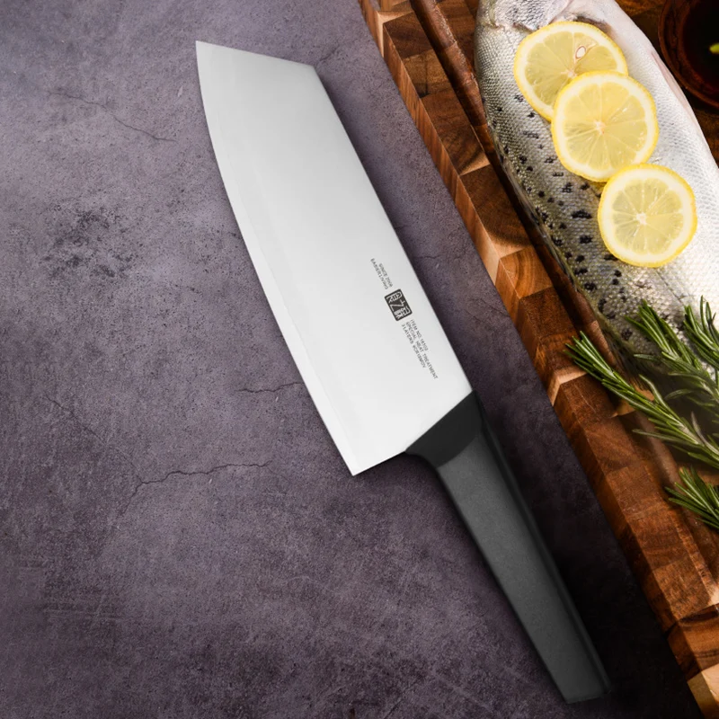 

7.7 Inch Slicing Knife Sanmai-gawari Steel 9Cr18CoMov Blade PP Handle Chef Cutting Vegetables Cleaver Meat Kitchen Knife Messer